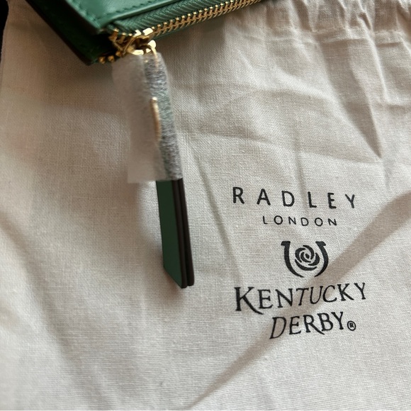 Brand New Radley x Kentucky Derby coin purse. Cute horseshoe charm on zipper - Picture 4 of 7